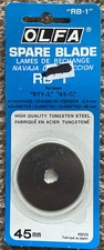 Olfa Rotary Cutter Spare Blade RB-1 "RTY-2/45-C" 45mm New in sealed Pkg Japan