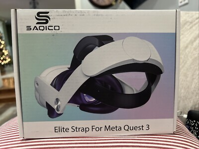 Meta/Oculus Elite Strap for Quest 3 - White For Comfort NEW IN BOX
