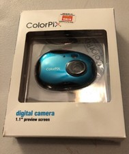 NEW Color Pix Digital Camera Blue/green Color 1.1 Preview Screen LW-dc327n