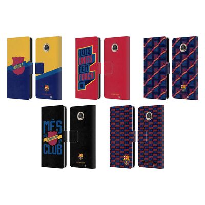 OFFICIAL FC BARCELONA CULÉ LEATHER BOOK WALLET CASE COVER FOR MOTOROLA PHONES