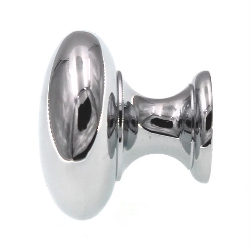 Top Knobs Somerset Mushroom 1 1/4" Round Cabinet Knob Polished Chrome M280 - Picture 2 of 3