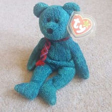 TY Wallace the Scottish Bear Beanie Babies MWMT Retired