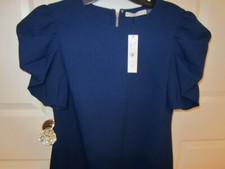 Alice & Olivia Dress Navy Blue Size 6 BNWT Retails $375.00 Very Cute