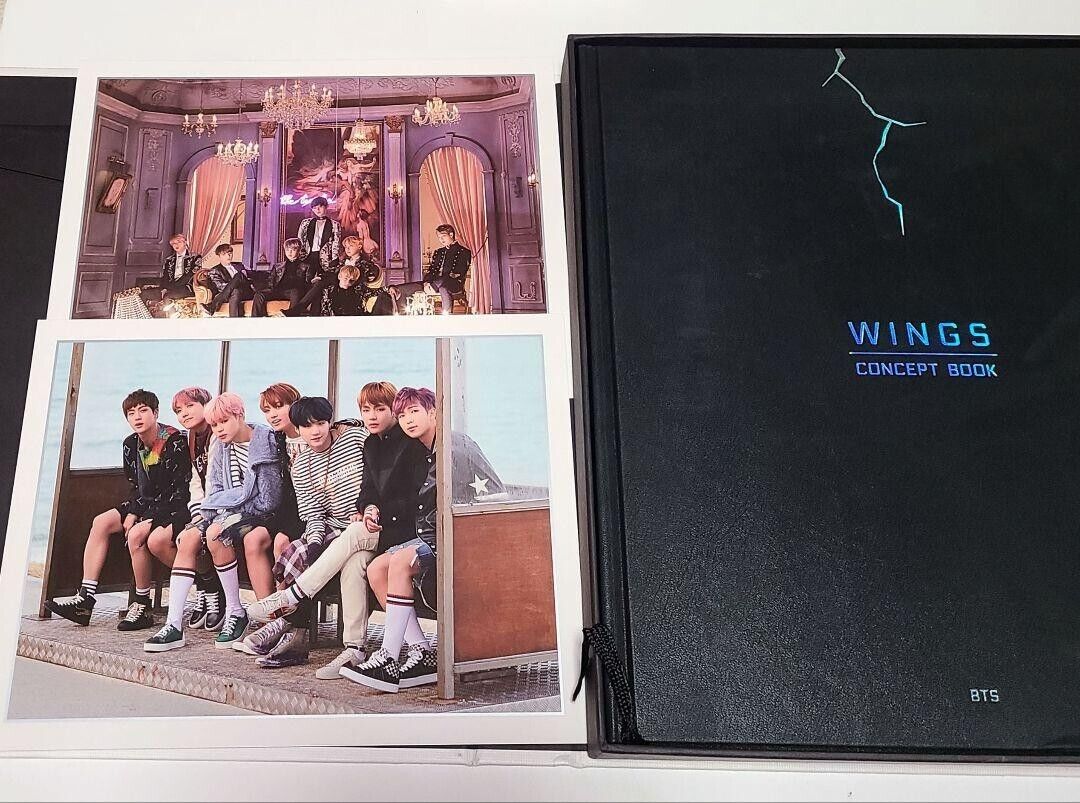 BTS WINGS CONCEPT BOOK Official Photo Book Photo Card Out BTS WINGS CONCEPT BOOK Official Photo Book Photo Card Out