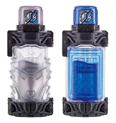 Bandai DX Kamen Rider Build Smartphone Wolf Full Bottle Set
