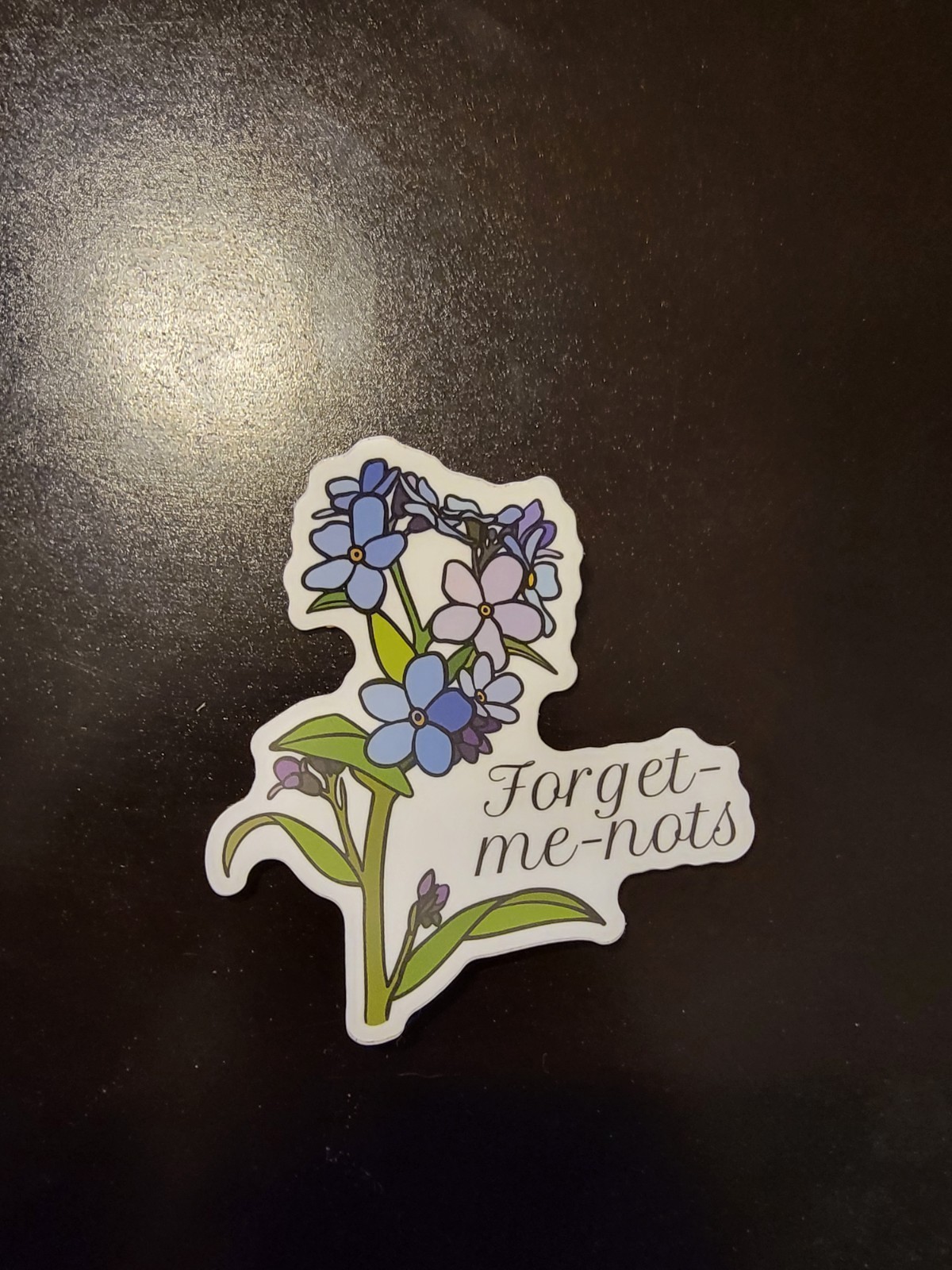 Vinyl Sticker Forget Me Not Flower Decal Hanging Vine Journal Scrapbook Laptop
