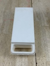 Vintage Plastic 10/16 Audio Cassette Tape Storage Case White Snap Case