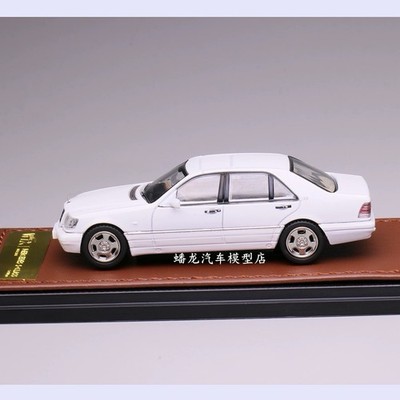 WTX 1:64 S600 W140 Initial D Natsuki White Alloy Model Collectible
