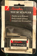Vintage Swingline TOT 50 Standard Stapler w/ Built-In Staple Remover