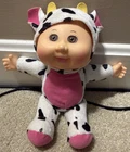 Cabbage Patch Kids Clara Cow Cuties Plush Baby Doll CPK 9" Hug Me Farm Friends