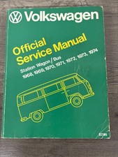 Volkswagen Station Wagonbus Type 2 1968-1974 Official Service Manual Volkswagen Station Wagonbus Type 2 1968-1974 Official Service Manual