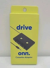 Onn Cassette Stereo Bluetooth Adapter Music For Car Radio New Sealed 