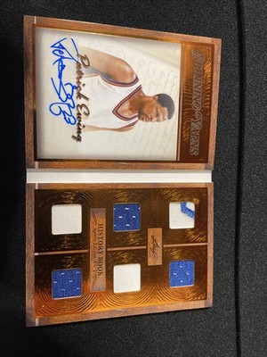 2025 Leaf History Book Sports Spinning Yarns /25 Patrick Ewing Knicks Game Used