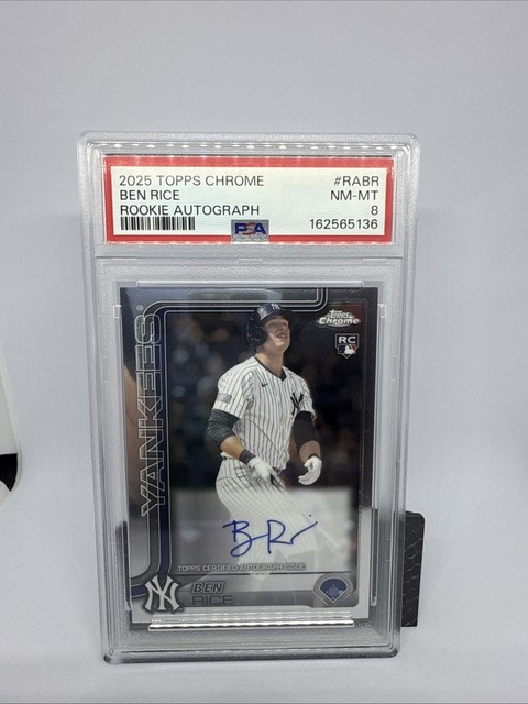 Ben Rice 2025 Topps Topps Chrome Rookie Autographs