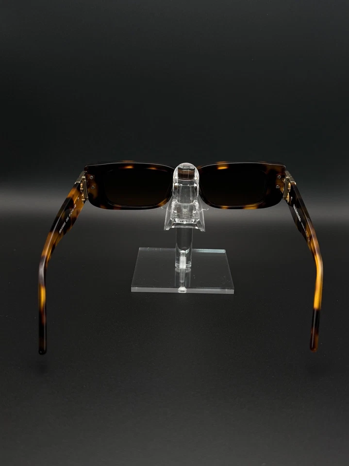 Balenciaga BB0096S 002 Black/Grey Full-Rim Rectangle Unisex Sunglasses - Image 4 of 4