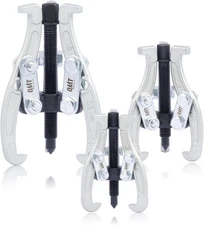 Gear Puller Set, 3" 4" 6" 3 Jaw Puller Kit for Pulley silver 3" 4" 6"