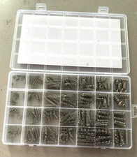 390-Piece Compression Spring Assortment Kit, 28 Sizes Small Springs Set, NEW