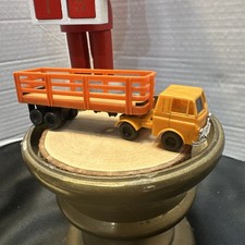 Vintage TYCO HO 1:87 Scale 1967 Dodge Cab Over Truck  Cattle Stake Bed Trailer