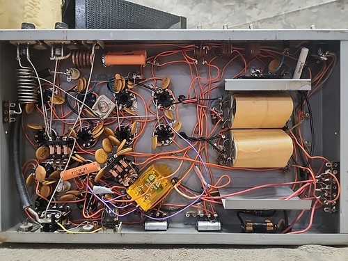 Vintage Ham Radio D & A PHANTOM Triple Stage Bi-Lateral Linear Tube Amp - Zdjęcie 20 z 24