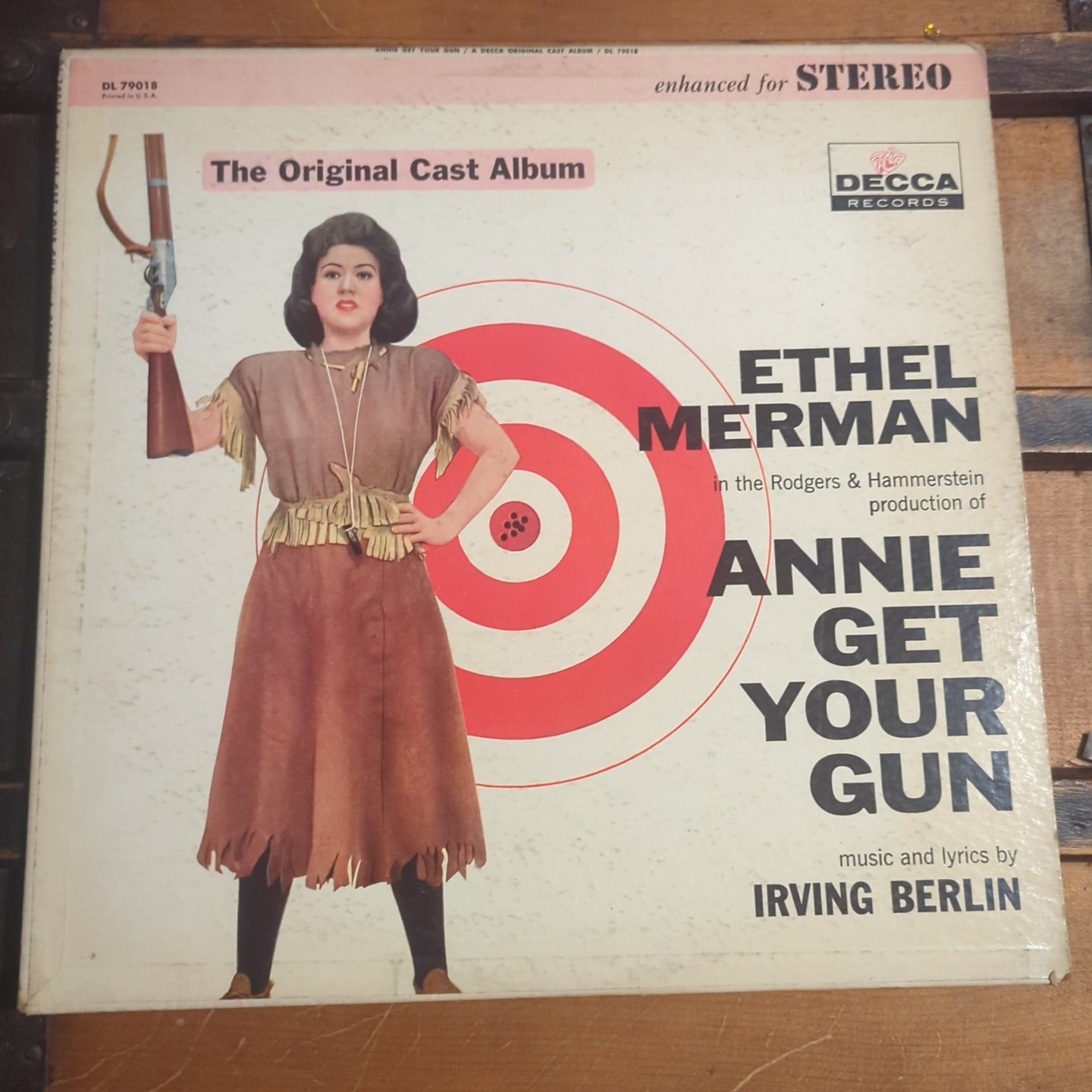 Annie Get Your Gun Original Cast Decca DL 79018 12 Inch 33 RPM Stereo LP Record  