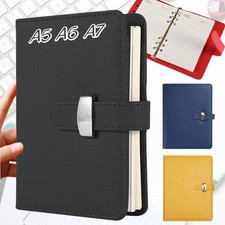 Diary Notebook Personal Pocket Organiser Planner PU Leather Filofax Cover UK