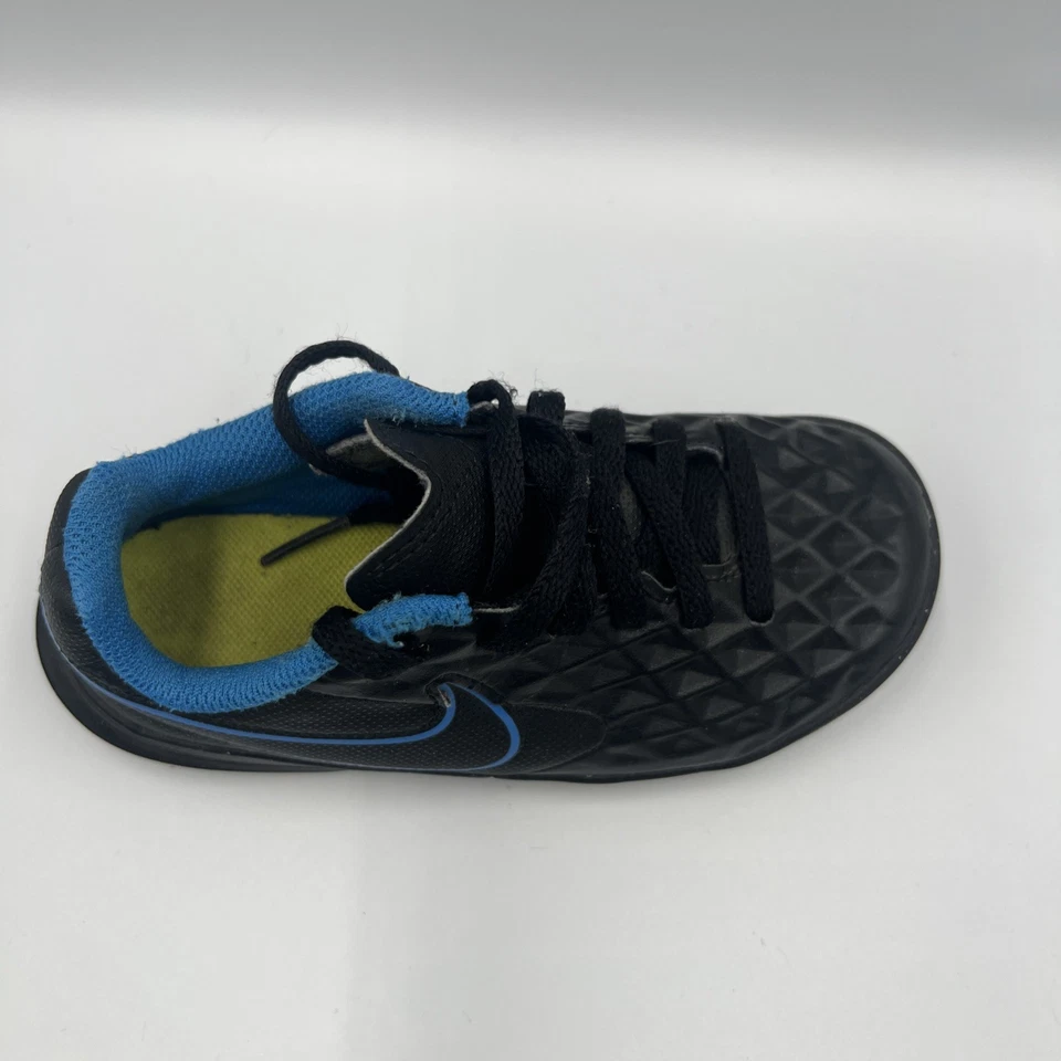Nike Tiempo Legend 8 Club TF Bajo Negro Luz Foto Azul AT5883-090 Talla 10C C Césped Foto 2 de 4