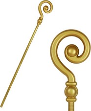 61 in Riddler Cane Handheld Staff The Riddler Costume Prop One Size Gold-1