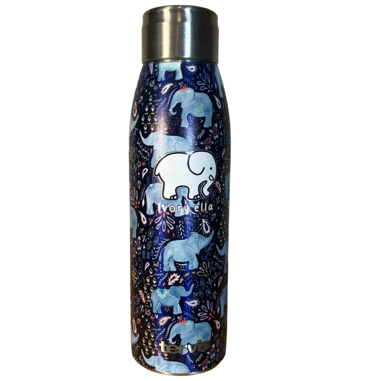 Tervis Ivory Ella Elephant 17oz Stainless Steel Water Bottle 2015