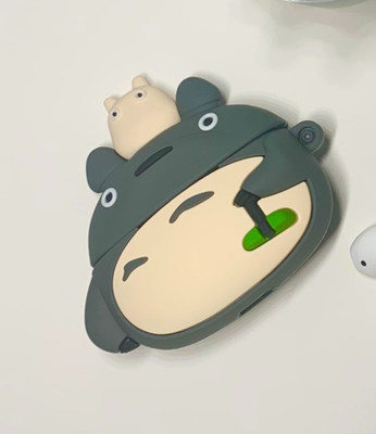 Cute Gray Bear AirPod Case for Gen 1, 2 & Pro Kawaii Silicone Cover  Anime Inspp