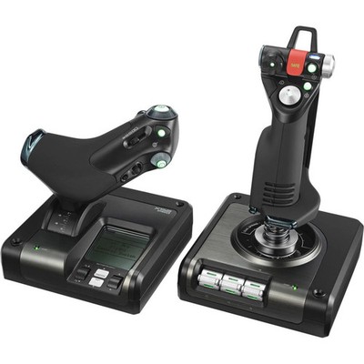NEW Logitech G Saitek X52 Pro H.O.T.A.S. Flight Control System (PC)