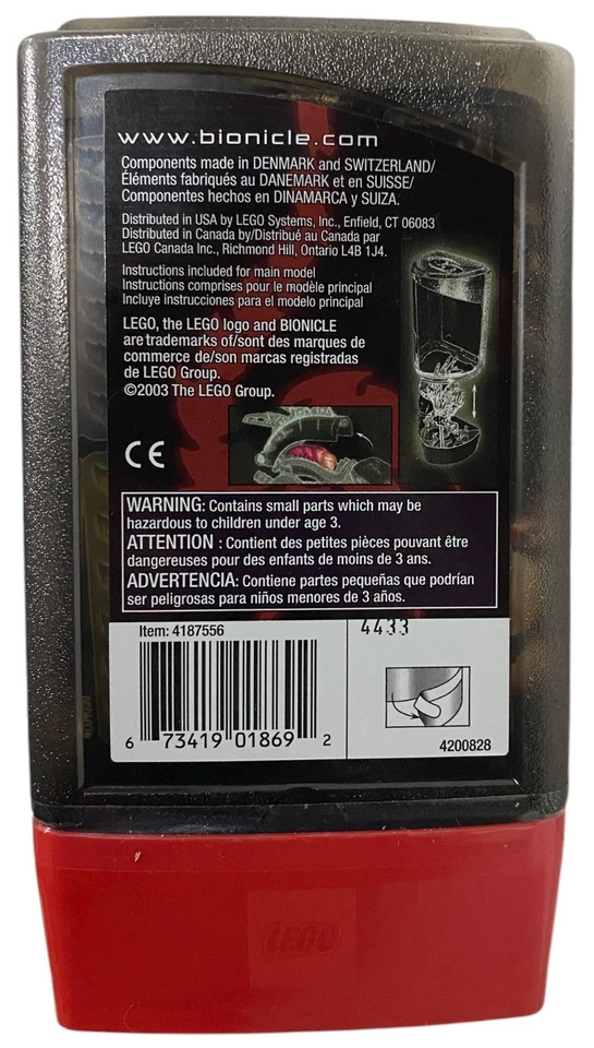 LEGO 8592 Bionicle Rahkshi Turahk BRAND NEW FACTORY SEALED Vintage 2003 Nice! - Image 2 of 4