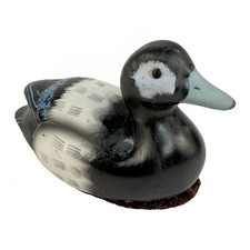 Vintage Ceramic Mallard Lint Brush Shoe Shine Buffer Duck Decoy