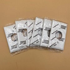  Qty.6 Pass  Seymour Legrand White 1 Gang Single Receptacle Outlet Wall Plates
