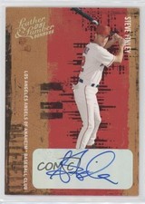 2005 Donruss Leather & Lumber Auto 14/50 Steve Finley #125 Auto 04br