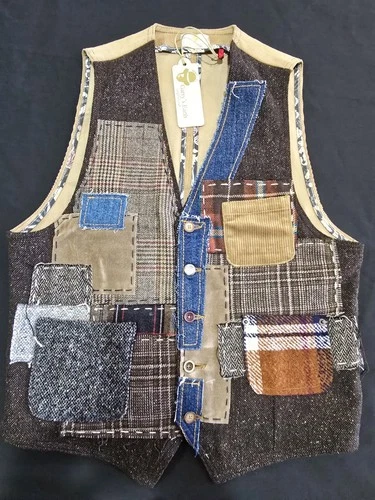 Garry's Earth Vest Handcrafted Made In Italy Size M Cod.45 image 2