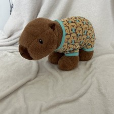 Capybara Plush Stuffed Animal 8 Brown Plushie Walmart with pajamas