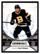 David Pastrnak 2021-22 Upper Deck Credentials #49 Boston Bruins