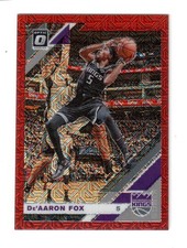 DeAaron Fox 2019-20 Panini Donruss Optic Prizm 5/88 Jersey Number 1/1