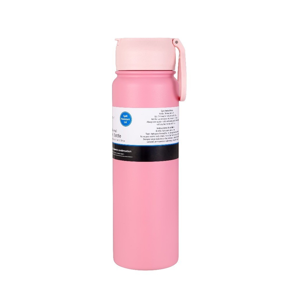 With Straw Lid Double Wall Insulated