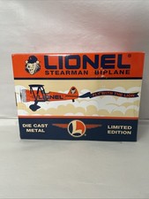 Vintage Lionel Stearman Biplane Bank Die Cast Metal Eastwood Automobilia
