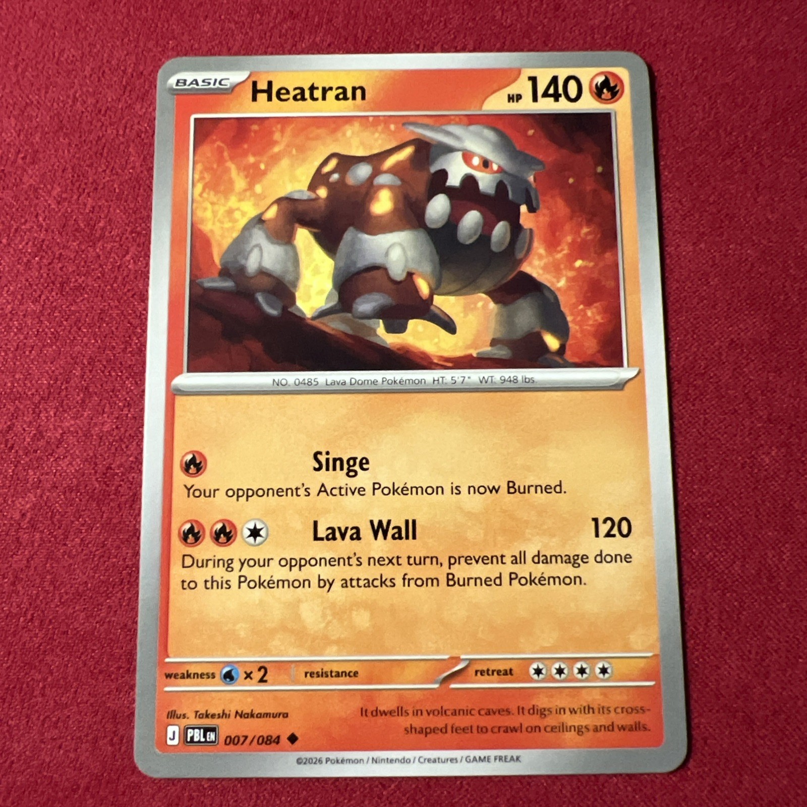 Heatran 007/084 Me05: Pitch Black Regular