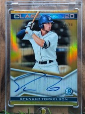 2010 Bowman Chrome Spencer Torkelson Class Of 2020 Auto Gold /50 #C20A-ST