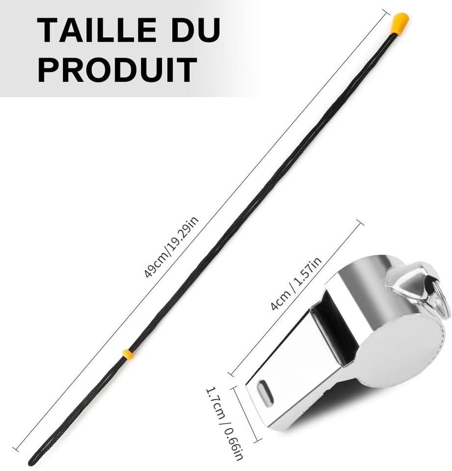 Professionelle Dreieckpfeife - Laut & Kernlos Für Sport & Training