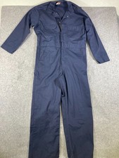 Big Ben Coveralls Mens 44 Blue Zip Front USA Outdoor Comfort Utility Workwear