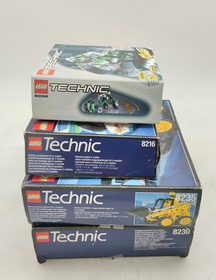 LEGO 8230 8235 8216 8236 Bundle Collection Technic Original Packaging Box Vintage Retro Technic