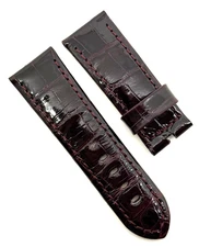 Officine Panerai 24mm x 22mm Burgundy Alligator Watch Strap XS NOS Authentic OEM