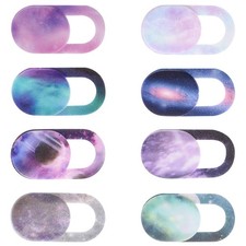 8PCS Laptop Camera Cover Slide, Starry Sky Webcam Cover Slide Phone Camera Co...