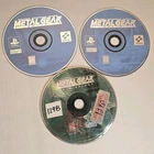 Lot of 2 Sony PlayStation 1 Games - Metal Gear Solid 1 & VR Missions - Tested