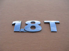 VW 1.8T 1.8 T GOLF JETTA PASSAT REAR EMBLEM LOGO BADGE SIGN SYMBOL USED A47124