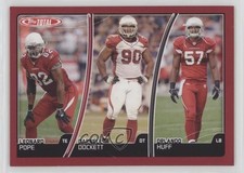 2007 Topps Total Red Leonard Pope Darnell Dockett Orlando Huff #11 0r5